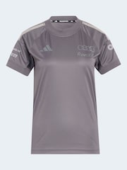 adidas Grey Audi Revolut F1 Team Short Sleeve Driver Replica Jersey - Image 6 of 6