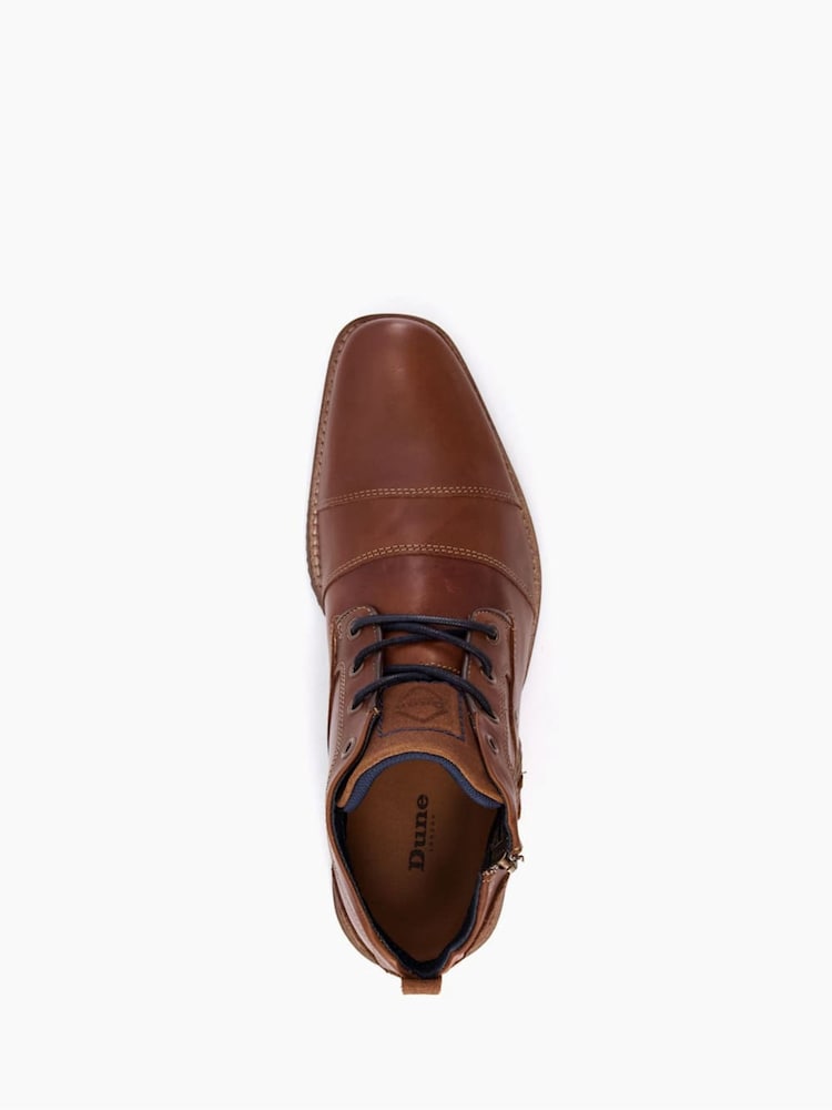 Dune London Captains Lederstiefel mit Zehenkappe - Bild 2 von 3