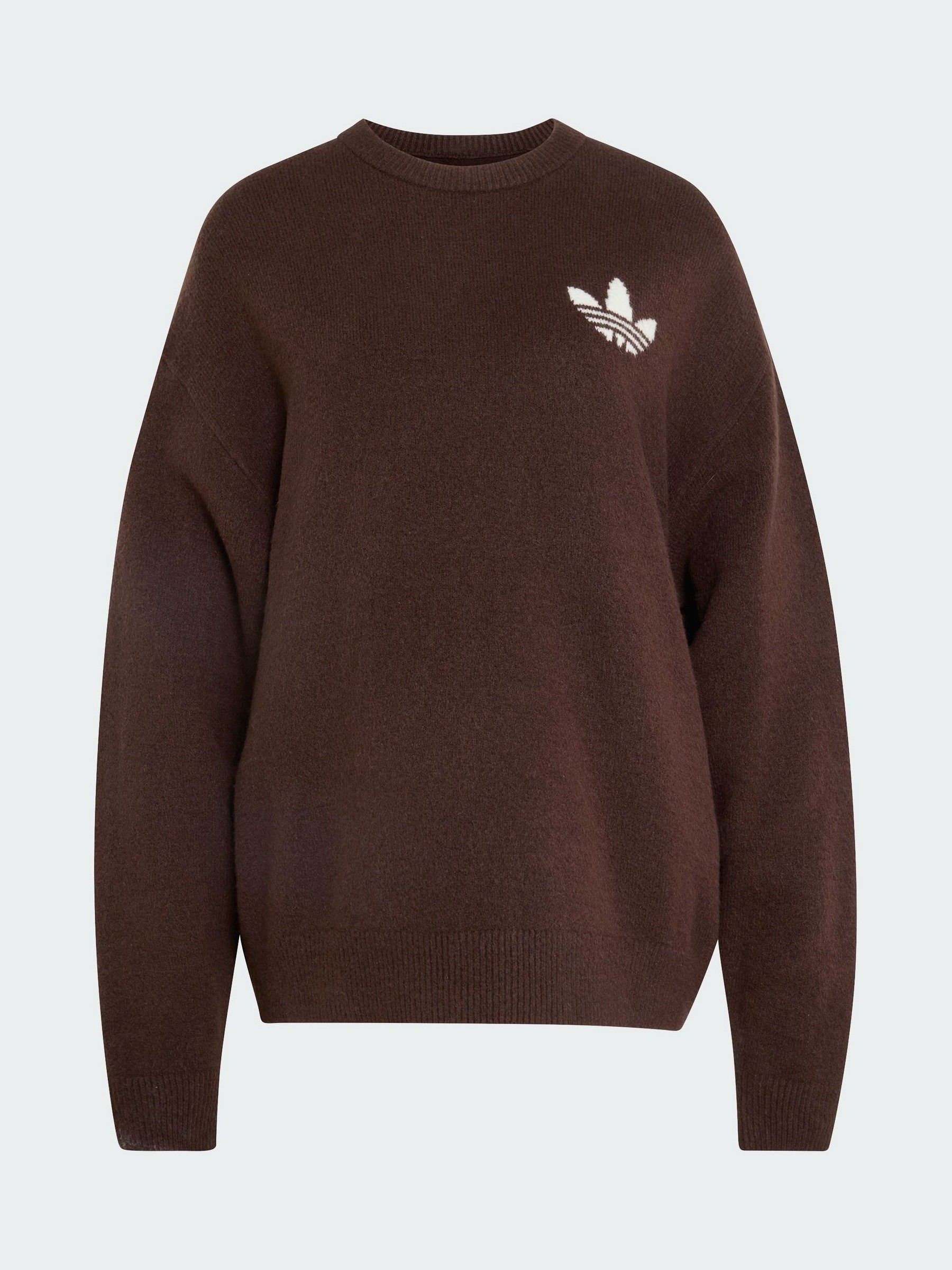 Buy adidas Originals Brown Athl Dept Knitted Sweatshirt from Next USA