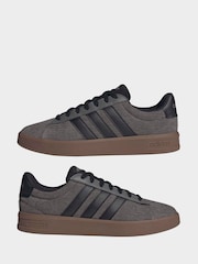 adidas Brown Grand Court 3.0 Trainers - Image 3 of 10