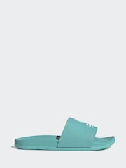 adidas Blue Adilette Comfort Mer Slides - Image 2 of 10