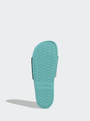 adidas Blue Adilette Comfort Mer Slides - Image 4 of 10