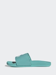 adidas Blue Adilette Comfort Mer Slides - Image 8 of 10