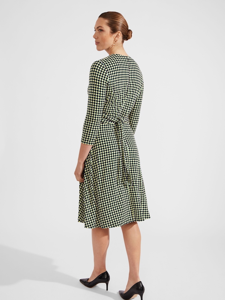 Hobbs Green Petite Dina Wrap Dress - Image 2 of 4