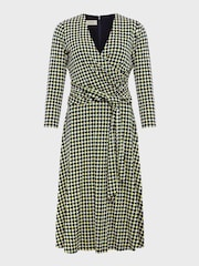 Hobbs Green Petite Dina Wrap Dress - Image 4 of 4