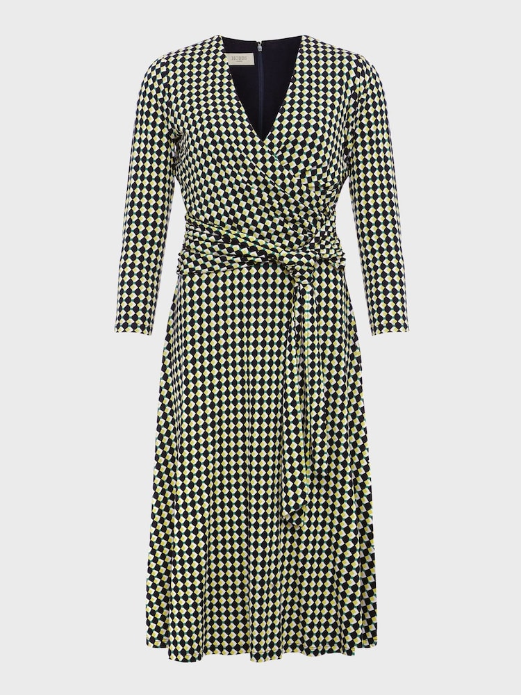 Hobbs Green Petite Petite Dina Wrap Dress - Image 4 of 4