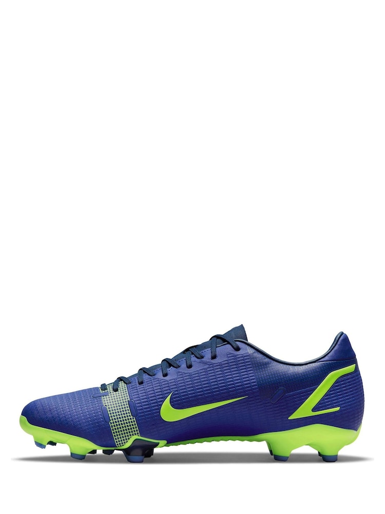 Nike Blue Adults Mercurial Firm Ground Football Boots - Image 5 of 12