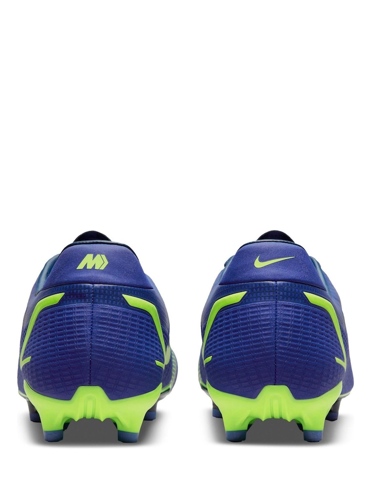 Nike Blue Adults Mercurial Firm Ground Football Boots - Image 7 of 12