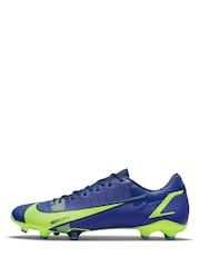 Nike Blue Adults Mercurial Firm Ground Football Boots - Image 9 of 12