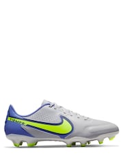 Nike Grey Adults Tiempo Legend 9 Academy Firm Ground Football Boots - Image 1 of 10