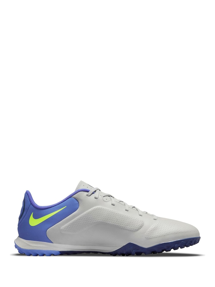 Nike Grey Adults Tiempo Legend 9 Academy Turf Football Boots - Image 4 of 11