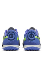 Nike Grey Adults Tiempo Legend 9 Academy Turf Football Boots - Image 7 of 11