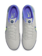 Nike Grey Adults Tiempo Legend 9 Academy Turf Football Boots - Image 8 of 11