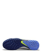 Nike Grey Adults Tiempo Legend 9 Academy Turf Football Boots - Image 9 of 11