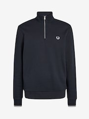 Fred Perry Quarter Zip Sweatshirt - Image 5 of 8