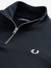 Fred Perry Quarter Zip Sweatshirt - Image 6 of 8