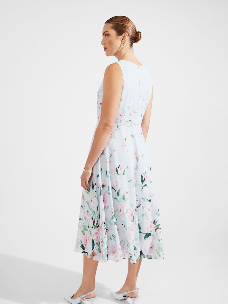 Hobbs Light Blue Petite Petite Carly Dress - Image 2 of 4