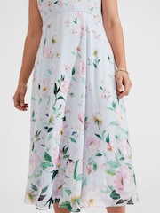 Hobbs Light Blue Petite Petite Carly Dress - Image 3 of 4