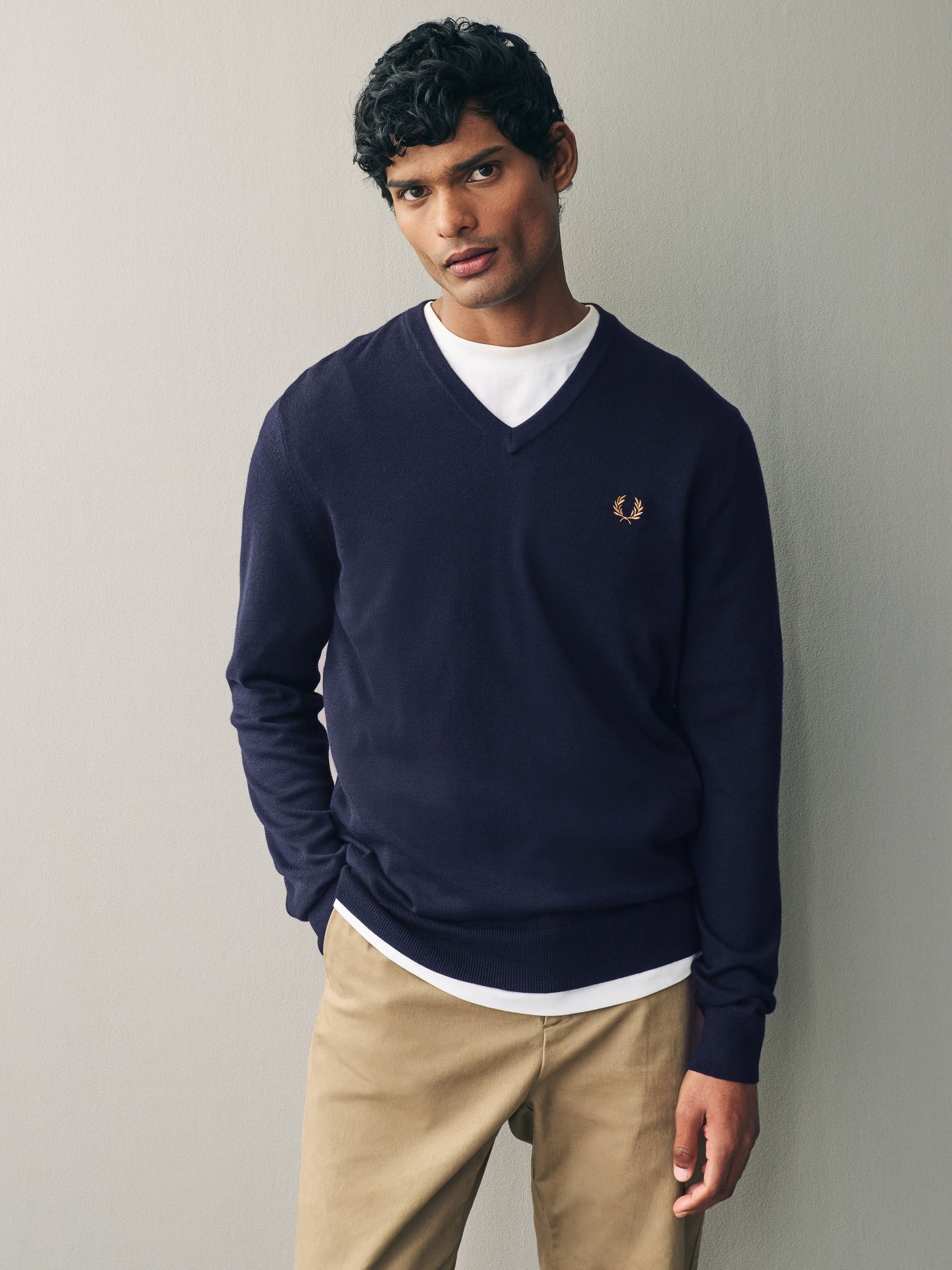 Buy Fred Perry Classic V-Neck Jumper from Next USA Buy Fred Perry Classic V-Neck Jumper from Next USA