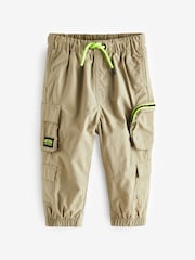 Stone Natural Multi Pocket Cargo Trousers (3mths-7yrs) - Image 6 of 8