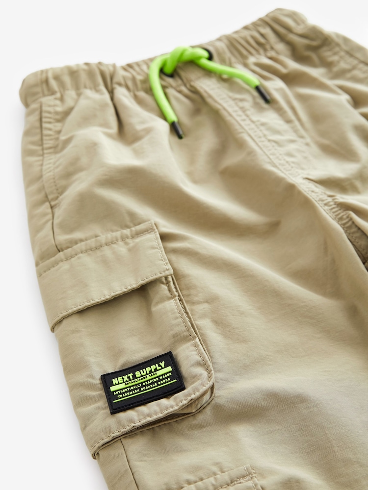 Stone Natural Multi Pocket Cargo Trousers (3mths-7yrs) - Image 8 of 8