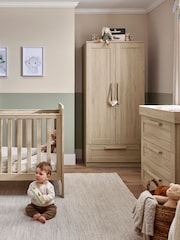 Mamas & Papas Nimbus White Atlas 3 Piece Nursery Furniture Set - Image 1 of 9