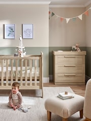 Mamas & Papas Nimbus White Atlas 3 Piece Nursery Furniture Set - Image 2 of 9