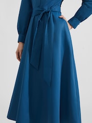 Hobbs Blue Petite Petite Ivana Dress - Image 3 of 4
