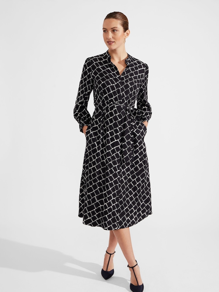 Hobbs Black Petite Petite Kalani Dress - Image 1 of 4