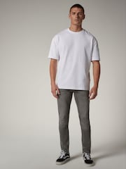 Grey Skinny Fit Classic Stretch Jeans - Image 2 of 11