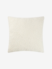 Jasper Conran London Black/White Cosy Bouclé Feather Filled Cushion - Image 2 of 4