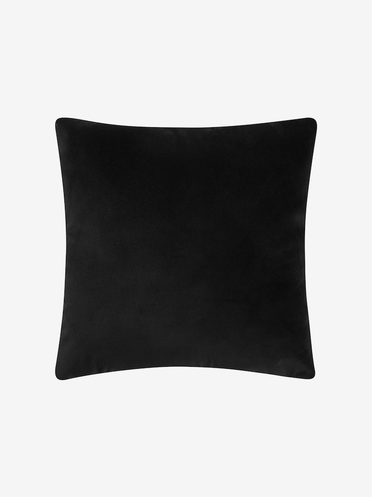Jasper Conran London Black/White Cosy Bouclé Feather Filled Cushion - Image 3 of 4