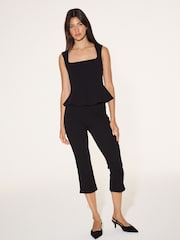 Black Capri Trousers - Image 1 of 9