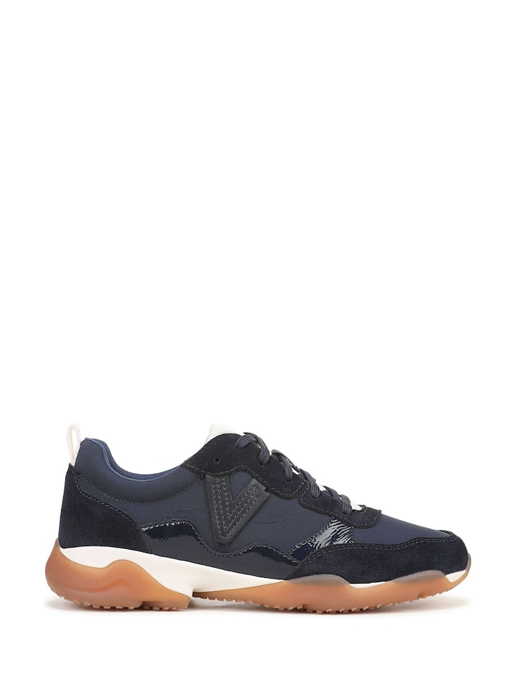 Vionic Blue Walk Slim Glide Wide Fit Arch Support Trainers - Image 1 of 7 Vionic Blue Walk Slim Glide Wide Fit Arch Support Trainers - Image 1 of 7