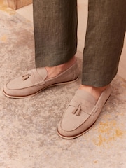Stone Embossed Tassel Loafers - Image 2 of 6