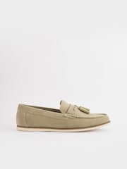 Stone Embossed Tassel Loafers - Image 3 of 6