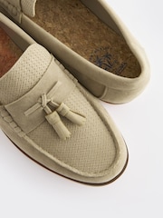Stone Embossed Tassel Loafers - Image 6 of 6