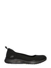 Skechers Black Microburst 2.0 Be Iconic Womens Wide Fit Trainers - Image 1 of 6