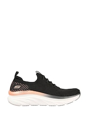 Skechers Black D'Lux Walker Let It Glow Womens Trainers - Image 1 of 5