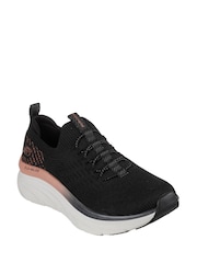 Skechers Black D'Lux Walker Let It Glow Womens Trainers - Image 3 of 5