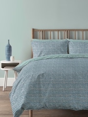 Copenhagen Home Blue Arri Duvet Cover and Pillowcase Set - Image 1 of 1