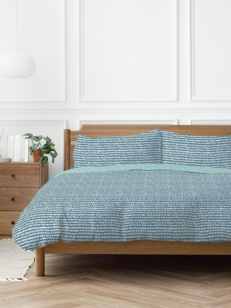 Copenhagen Home Pink Faded Stripe Duvet Cover and Pillowcase Set - Image 3 of 3 Copenhagen Home Pink Faded Stripe Duvet Cover and Pillowcase Set - Image 3 of 3