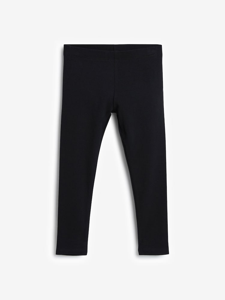 Roze/zwart/marineblauw - Verpakking van 3 leggings (3-16 jr) - Image 2 of 6