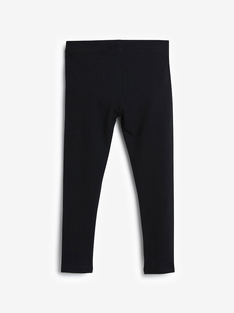 Roze/zwart/marineblauw - Verpakking van 3 leggings (3-16 jr) - Image 3 of 6