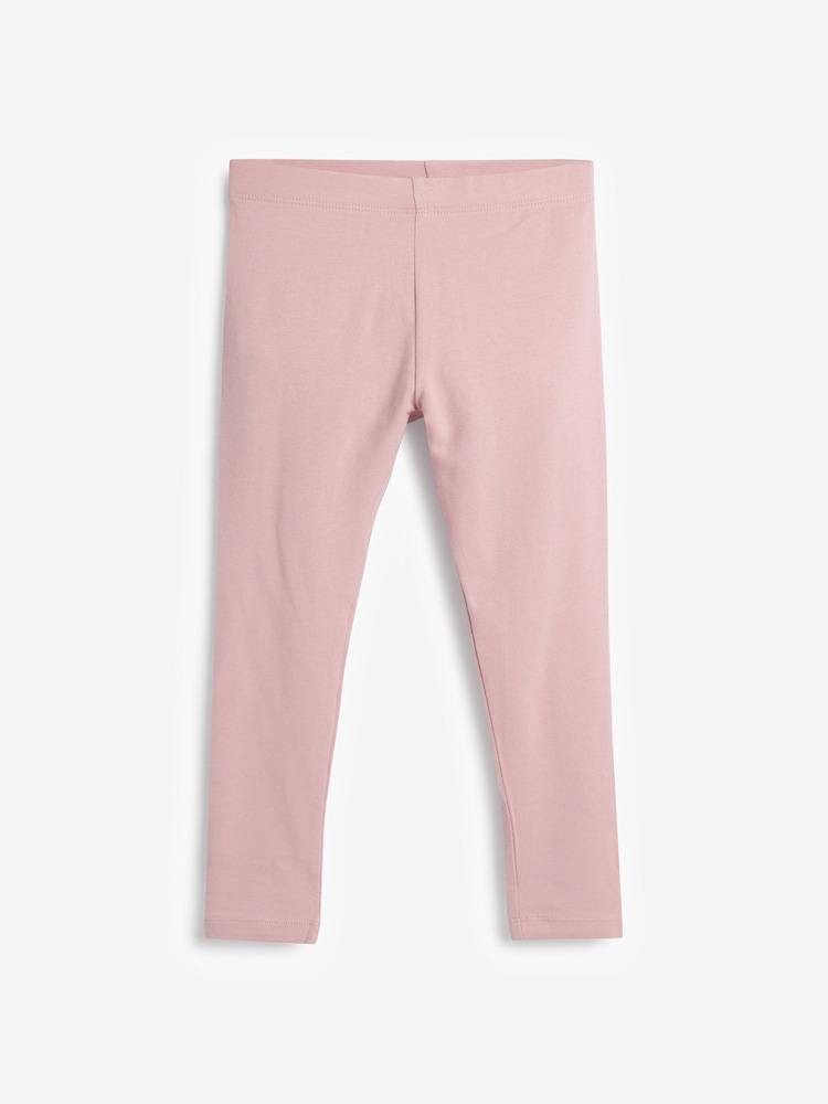 Roze/zwart/marineblauw - Verpakking van 3 leggings (3-16 jr) - Image 4 of 6