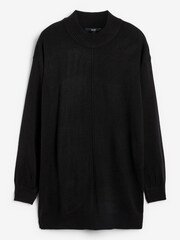 Schwarz - Weicher Tunika-Pullover - Bild 5 von 5