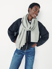 Grey Plain Midweight Scarf - Image 3 of 5