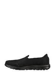 Skechers Black GO WALK Classic Womens Shoes - Image 2 of 5