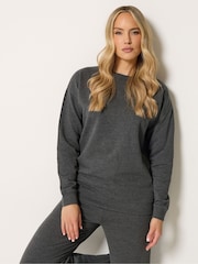 Long Tall Sally Grey Crew Neck Sweatshirt - Image 1 of 5
