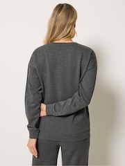 Long Tall Sally Grey Crew Neck Sweatshirt - Image 3 of 5
